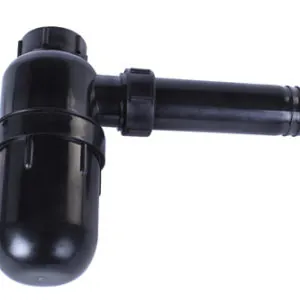 Laboratory sink bottle trap with outlet