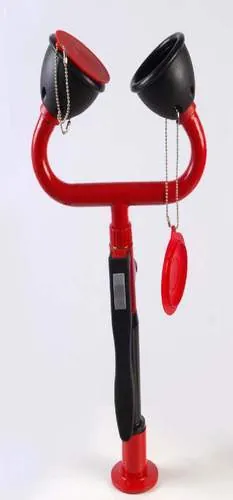 Two-way handheld laboratory eye wash