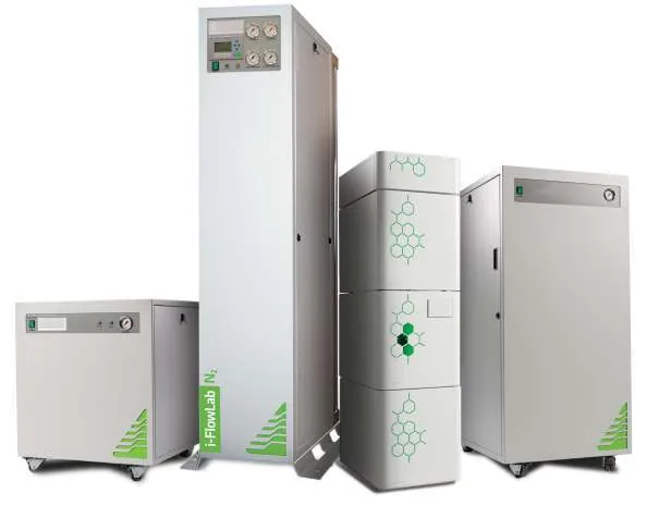 Laboratory gas generators for nitrogen, hydrogen and zero air