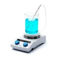 Heating magnetic stirrer with beaker